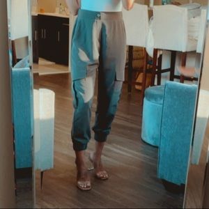 Zara Satin Jogger Pants